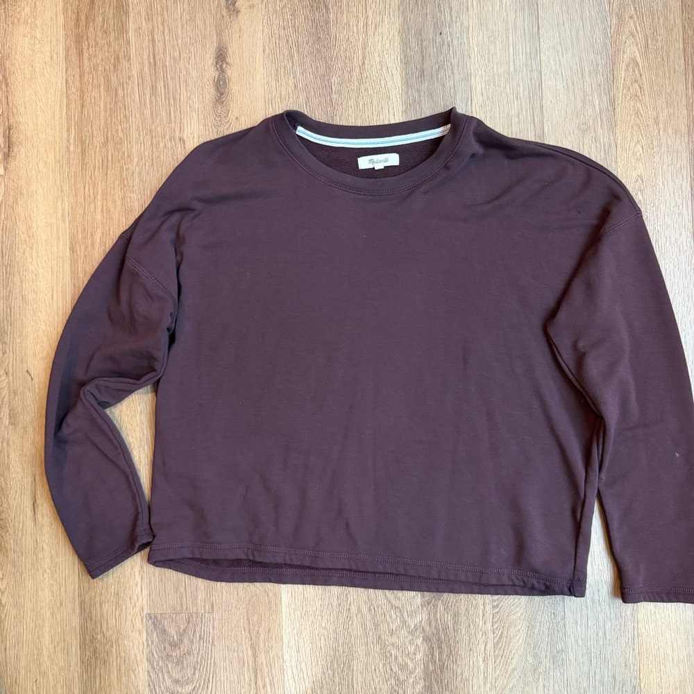 Madewell Rich Brown Crew Neck Top